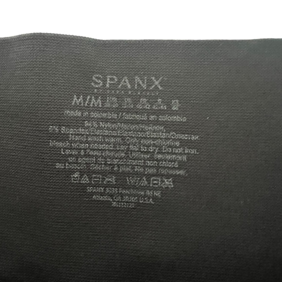 Set‎ of 2 Black Spanx Leggings Size M - Picture 5 of 9
